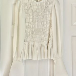LIKE NEW Khaite Long Bell Sleeve Blouse